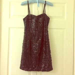 Black fitted h&m sequin dress, never worn size 6
