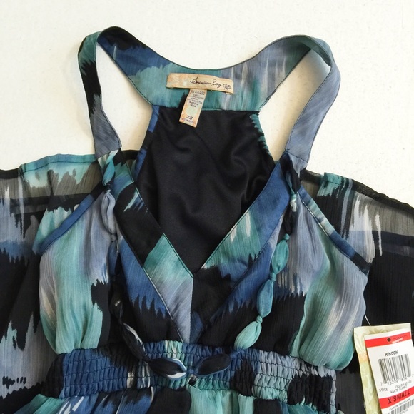 American Rag watercolor dress - Picture 2 of 4