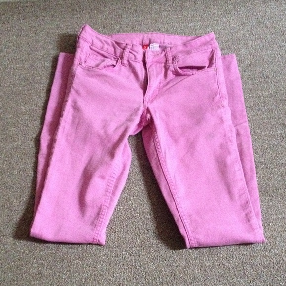 Pink jeans