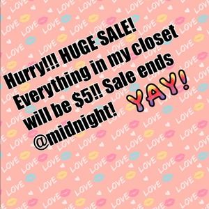 EVERYTHING IS $5!!!!!!!!!!