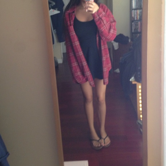 Oversized vintage flannel