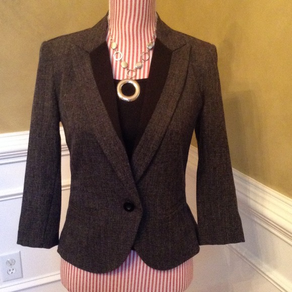 Jackets & Blazers - Gray and Black Blazer - Like New