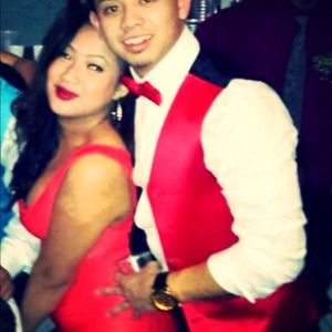 BEBE bodycon back cutout dress