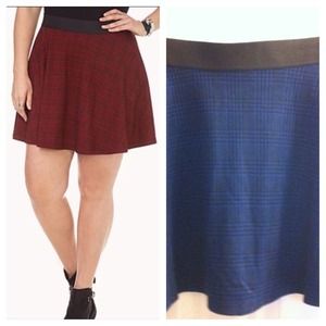 Forever21+ Prep School Mini Skirt (blue)
