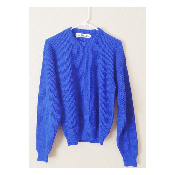 Oversize Royal Blue Sweater