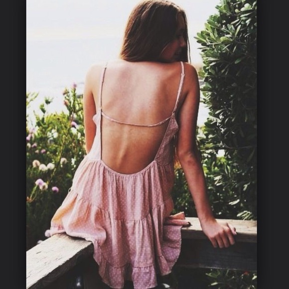 Brandy Melville Jada Dress Pink