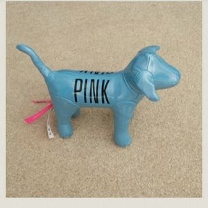 Victoria's Secret PINK metallic blue dog