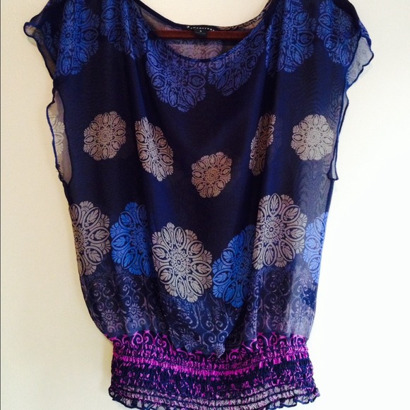 Light-weight colored top.