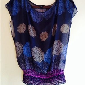 Light-weight colored top.