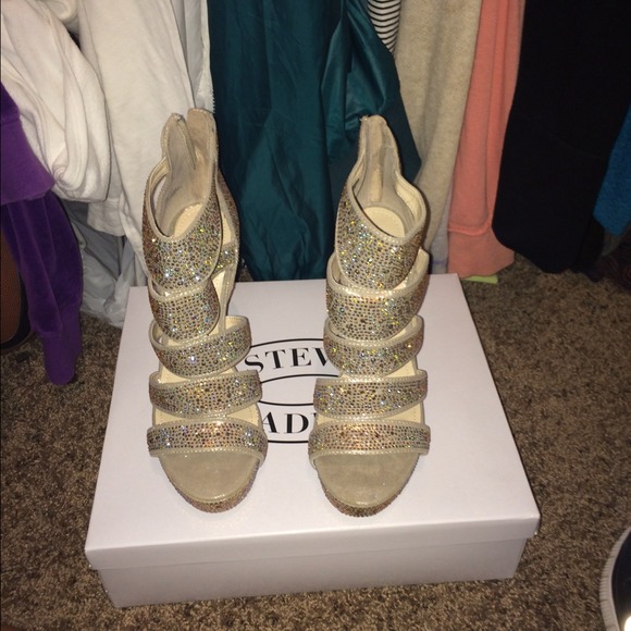 Steve Madden sparkle heels