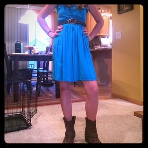 Cute Blue Dress!! Belt not included 😉💙💙