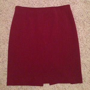 H&M Oxblood Pencil Skirt!