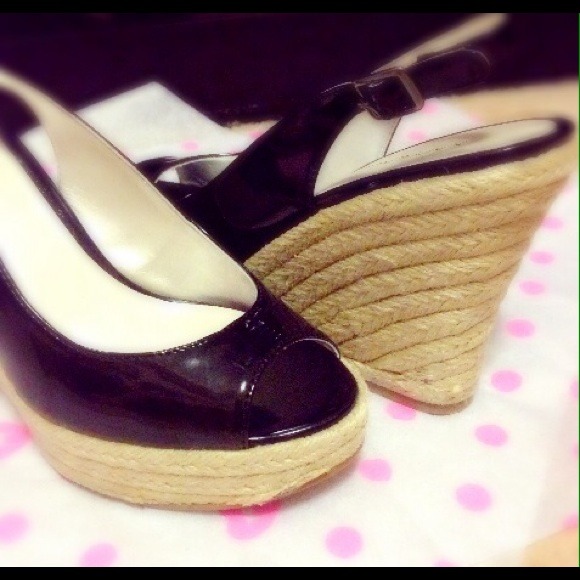 black wedge，worn once，good condition