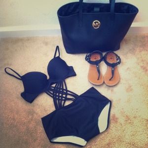 NWOT Black one piece