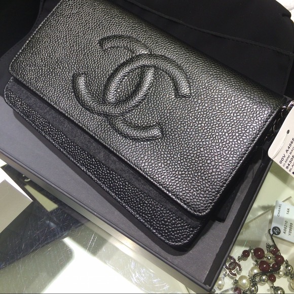 NWT bought at Niemans Chanel wallet on chain - Picture 3 of 4