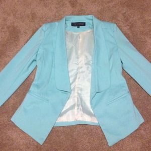 Tiffany blue blazer