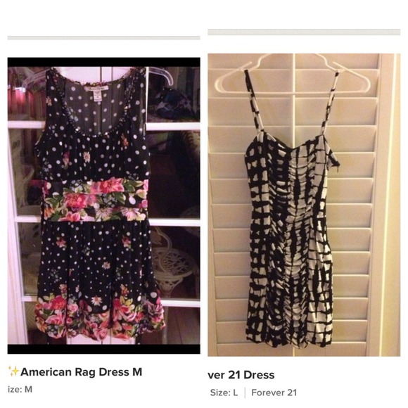 Bundle American Rag dress and Forever 21 dress