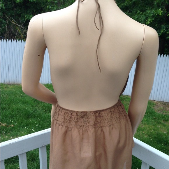 Open-Back Embellished Halter Top - Picture 3 of 4