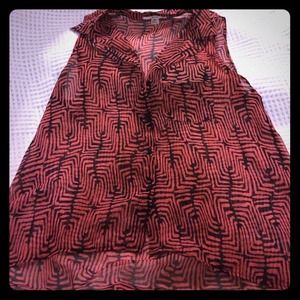 Sheer patterned top!