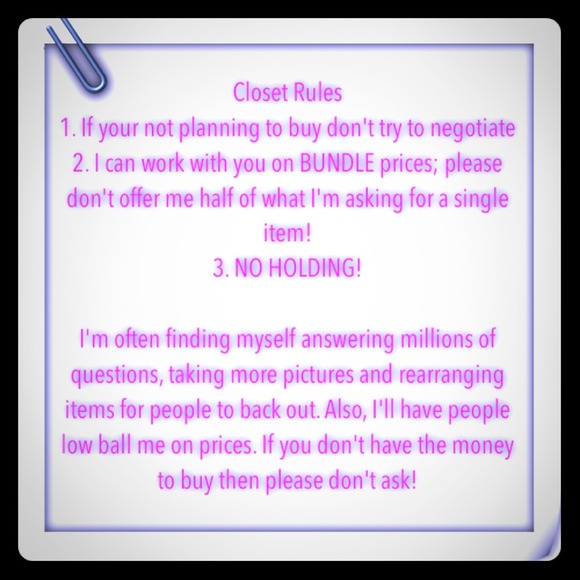 Closet Rules