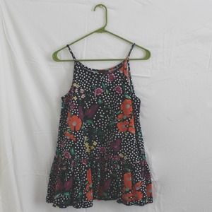 Asos Floral spot peplum top