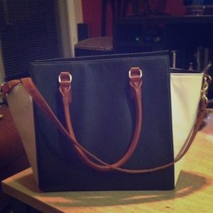 Color block tote from H&M