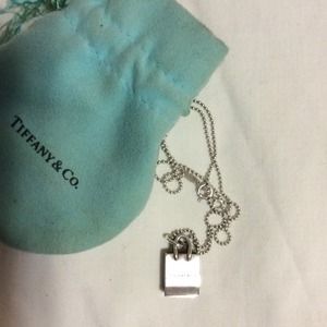 Authentic Tiffany shop bag chain