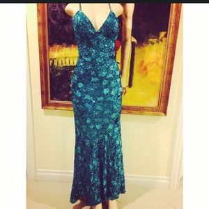 Turquoise gown