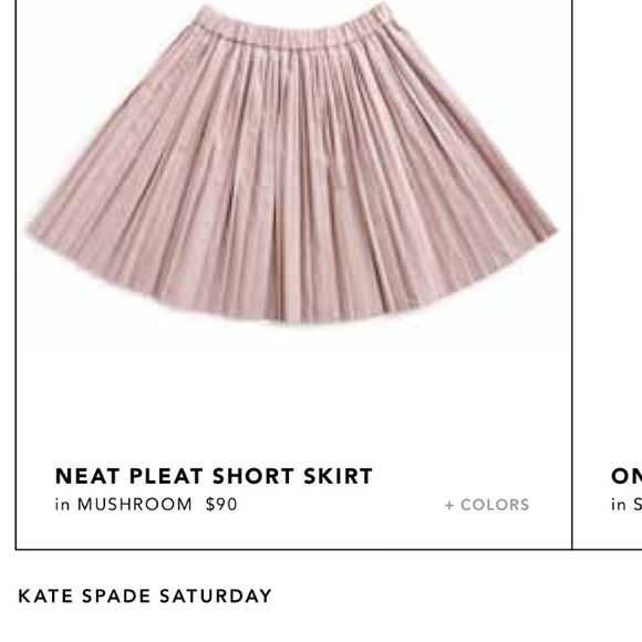 Kate Spade Neat Pleat Short Skirt - Picture 4 of 4