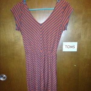 Chevron HighLow Dress