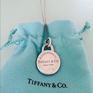Tiffany & Co Single Circle Pendant Necklace