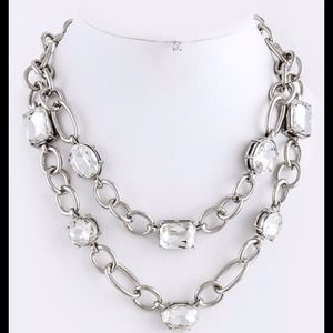 Linked Crystal Necklace Set- 1 DAY ONLY SALE $28