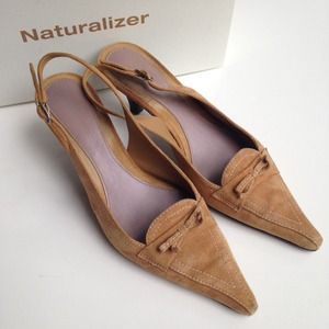 Naturalizer Suede Slingbacks