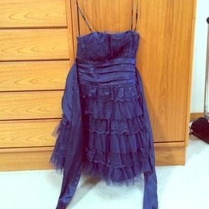 Navy Lace Dress