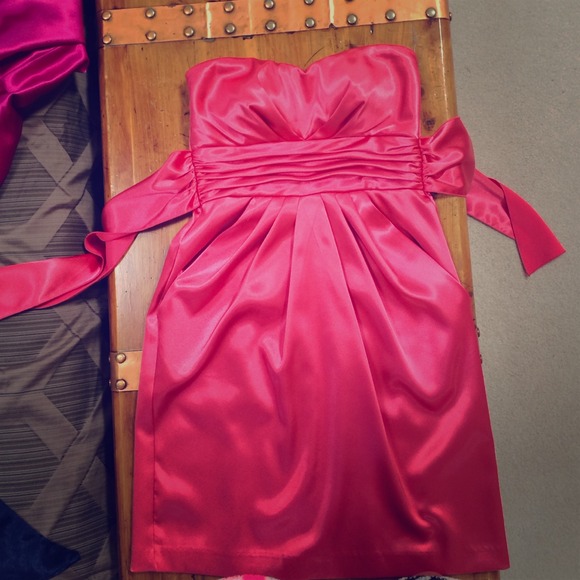 Knee Length Pink Dress