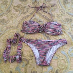 Multi colored bikini