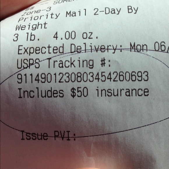 Tracking info
