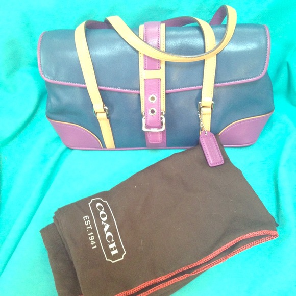 VINTAGE COACH LIMITED EDITION 7547 satchel *w TAGS