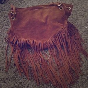 Tobi fringe oversized purse