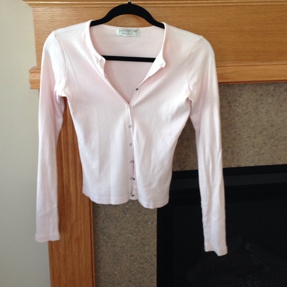 Sale! Authentic Juicy Couture pink cardigan