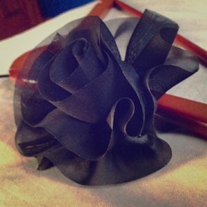 Small chiffon flower brooch
