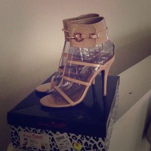 Lowered Inspired  Horsebit Sexy Ankle Sandal Heels