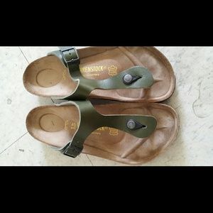 Birkenstock Gizeh thong sandals 40 L9 M7 green