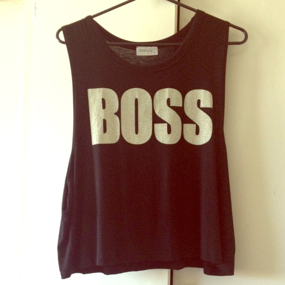 Tops - Black BOSS tank