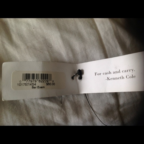 Kenneth Cole mini eggplant color mini purse - Picture 3 of 4