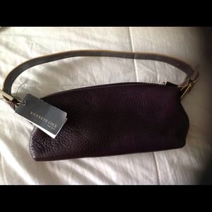 Kenneth Cole mini eggplant color mini purse