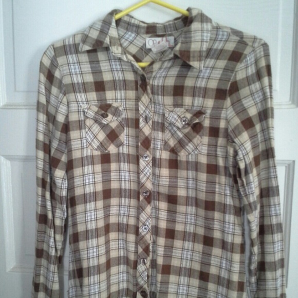 Women's Plaid Flannel Top