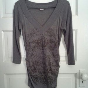 Women's Fitted Print Blouse