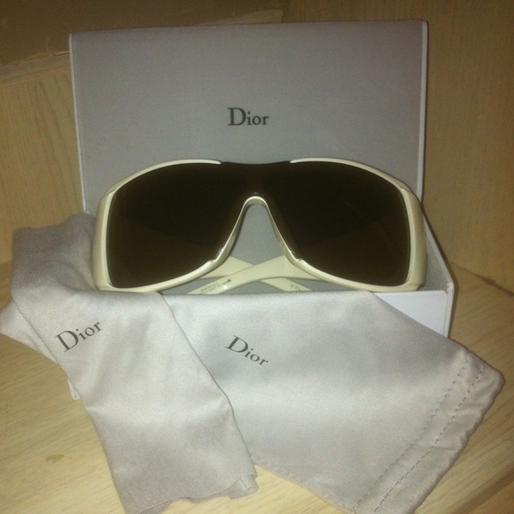 Cream Dior Sunglasses
