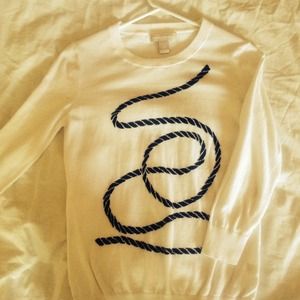 Banana Republic rope sweater